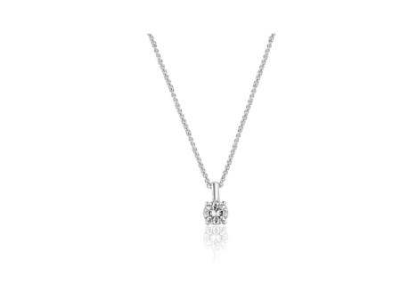 colier cu diamant mic